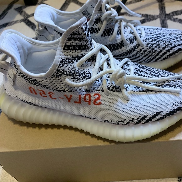 yeezy zebra print